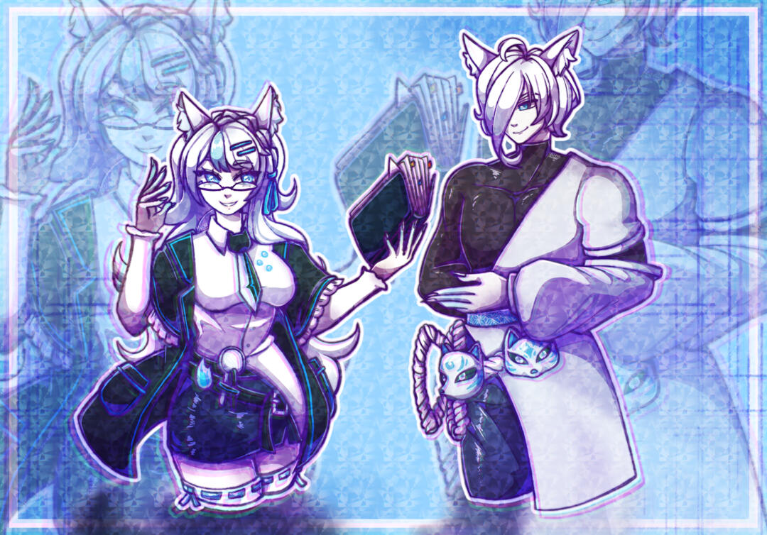 Tama Shiroi and Shiro Yemon
